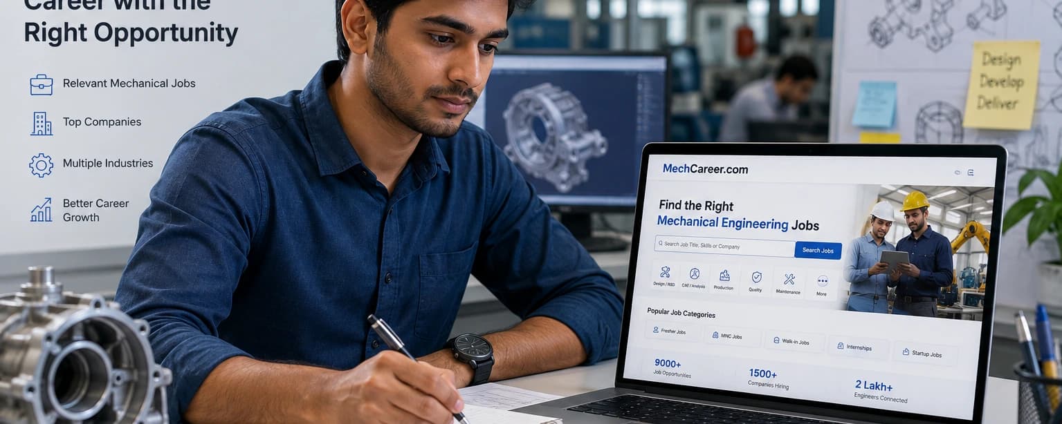How MechCareer.com Helps Fresher Mechanical Engineers Kickstart Their Career