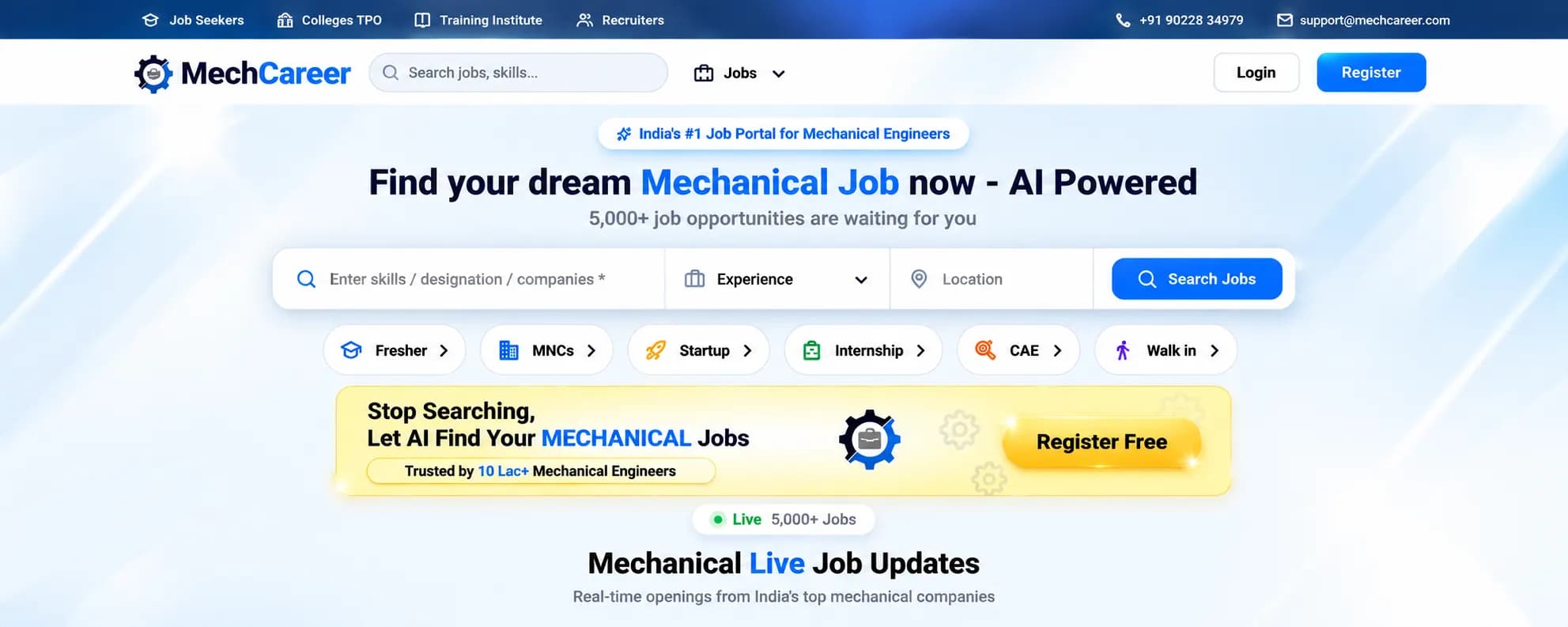 How MechCareer Helps Fresher Mechanical Engineers Kickstart Their Career