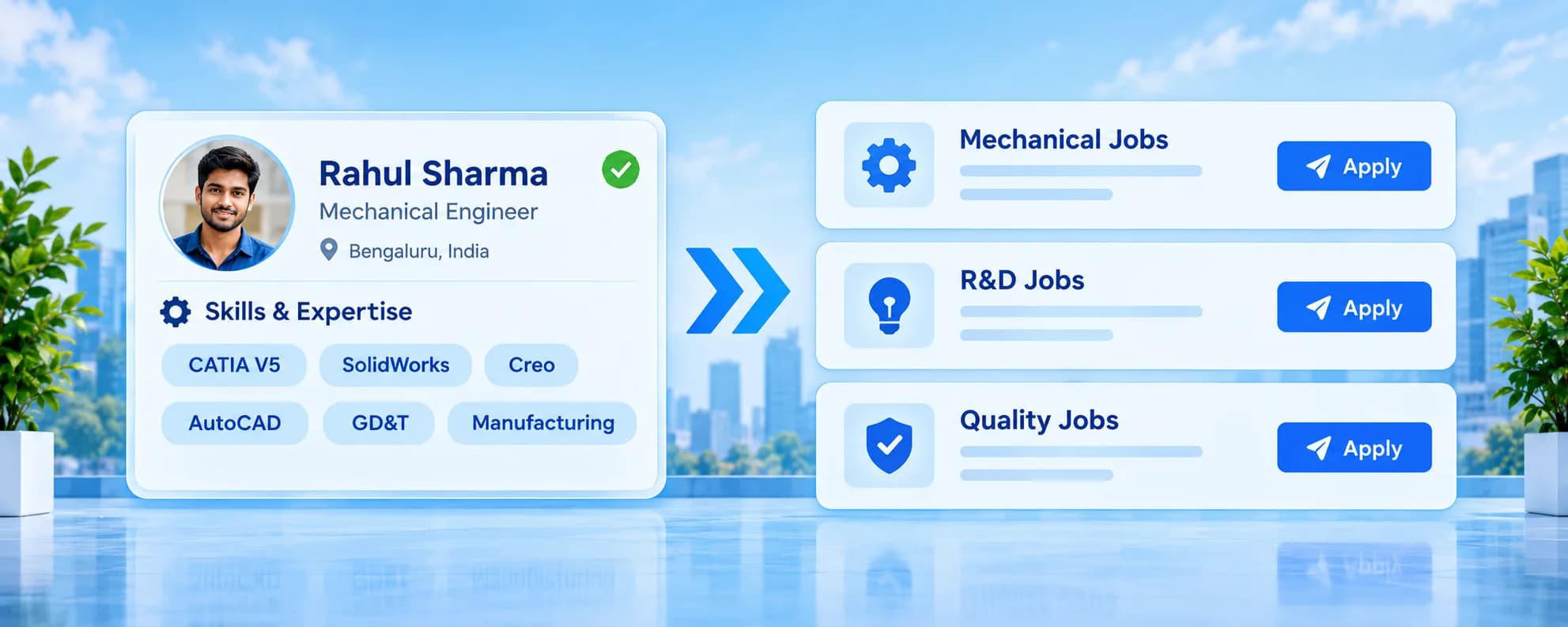Build Your Profile Once and Apply to Multiple Jobs  image